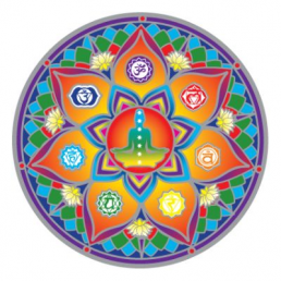 Mandala okenná nalepovacia - Sedem čakier Mandala okenná nalepovacia - Sedem čakier