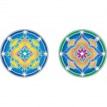 Mandala okenná nalepovacia - Harmónia - 2 malé