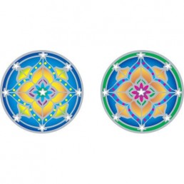 Mandala okenná nalepovacia - Harmónia - 2 malé Mandala okenná nalepovacia - Harmónia - 2 malé
