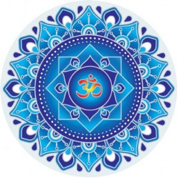Mandala okenná nalepovacia - Modrý OHM Mandala okenná nalepovacia - Modrý OHM