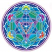 Mandala okenná nalepovacia - Metatron
