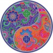 Mandala okenná nalepovacia - Yin Yang 2