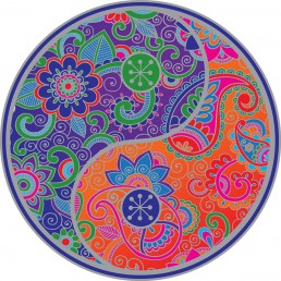 Mandala okenná nalepovacia - Yin Yang 2 Mandala okenná nalepovacia - Yin Yang 2