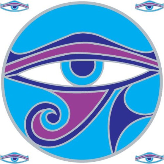Mandala okenná nalepovacia - Oko múdrosti
