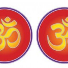 Mandala okenná nalepovacia - Ohm - 2 malé Mandala okenná nalepovacia - Ohm - 2 malé