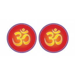 Mandala okenná nalepovacia - Ohm - 2 malé