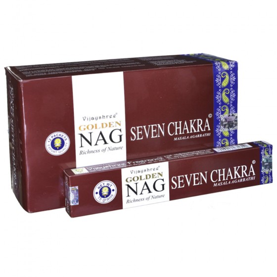Vonné tyčinky - Nag Seven Chakra Golden